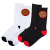 Santa Cruz Assorted Classic Dot Pack of 2 Socks