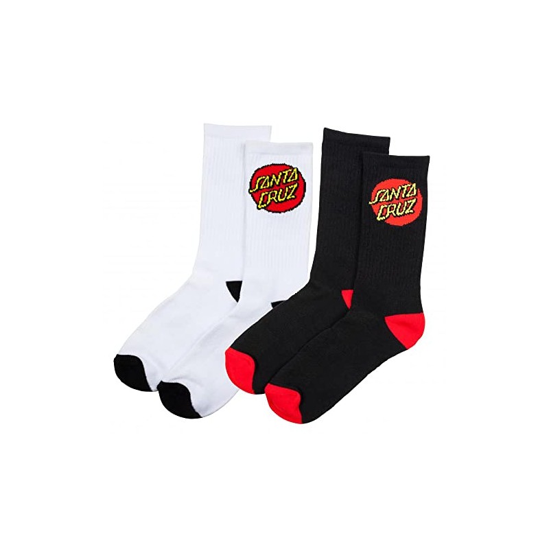 Santa Cruz Assorted Classic Dot Pack of 2 Socks