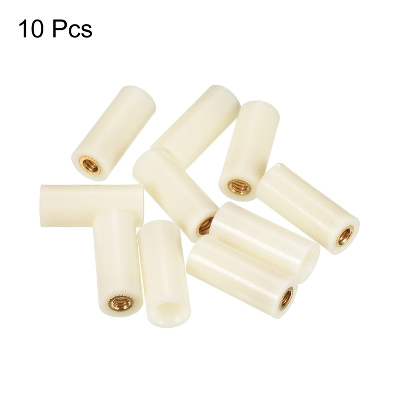 PATIKIL 11mm Dia Pool Cue Ferrules, 10 Pack Snooker Billiard