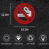 WittyRhE No Smoking Signs for Business No Smoking Warning Neon