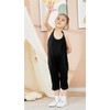 Darkyazi Baby Summer Jumpsuits for Girls Kids Cute Backless Harem