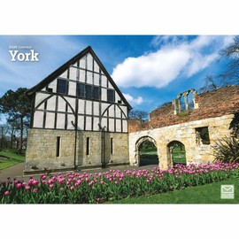 Carousel Worldwide York 2026 A4 Wall Calendar – Scenic City Photography, Monthly Planner, 12-Month Organiser for Home or Office