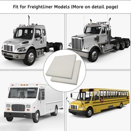 EMIHO Filtro de aire de cabina para Freightliner M2 106 112 108SD 114SD 122SD B2 C2 MT45 MT55 Thomas buses SAF-T-LINER Reemplazo PA5359 AF26427 49082 P614547 PA10188, 2 unidades