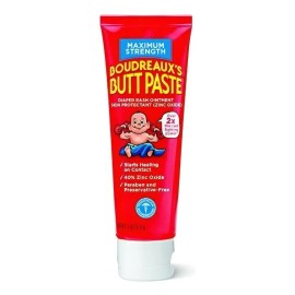 Boudreauxs Butt Paste Pañal Raspado Pomada Maxima Fuerza Co