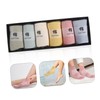 IWOWHERO 6 Pairs Socks Women Crews Elastic Ankle Length Cotton