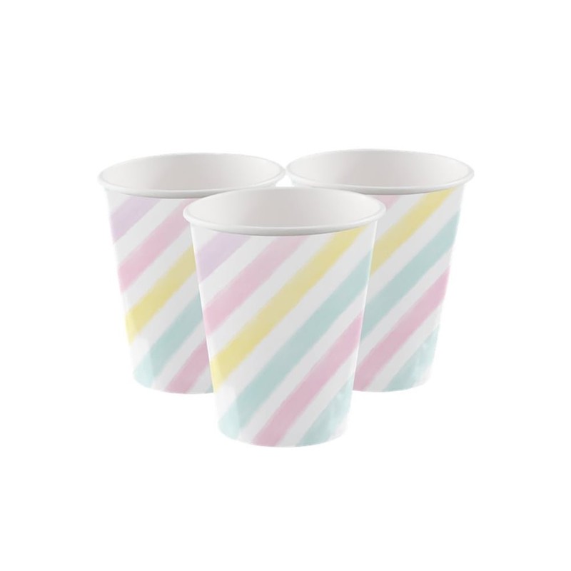 Creative Converting Unicorn Sparkle 9oz Paper Cups Party Supplies, Multicolor
