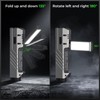 HD05 Flat EDC Flashlight, 3100 Lumens 4-in-1 LED Rechargeable Flashlight