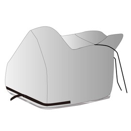 [Osaka Textiles & Materials] Snow Plow Cover Universal Hody Cover _ (Size: L) Silver OO-101-L