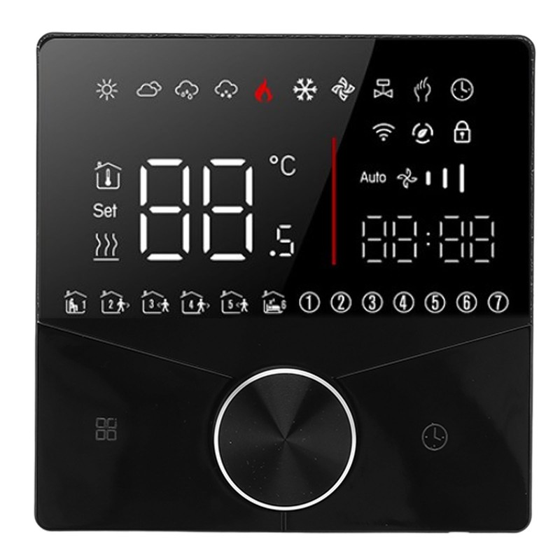 Smart Digital Thermostat LCD Color Display Precise Control Intelligent Temperature