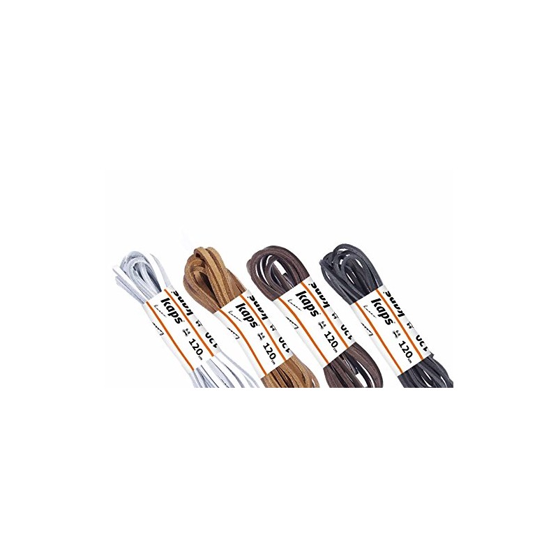 Kaps Leather Laces, 100% genuine quality leather shoe boot laces,