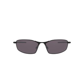 Oakley Men's OO4141 Whisker Oval Sunglasses, Matte Black/Prizm Grey, 60 mm