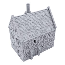 Norman Stone Manor by Printable Scenery, 3D Printed Tabletop RPG Scenery and Wargame Terrain 28mm Miniatures