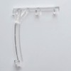 Cutelec Valance Clips 2pcs for 3-1/2"(89mm) Clear Color Vertical Blind