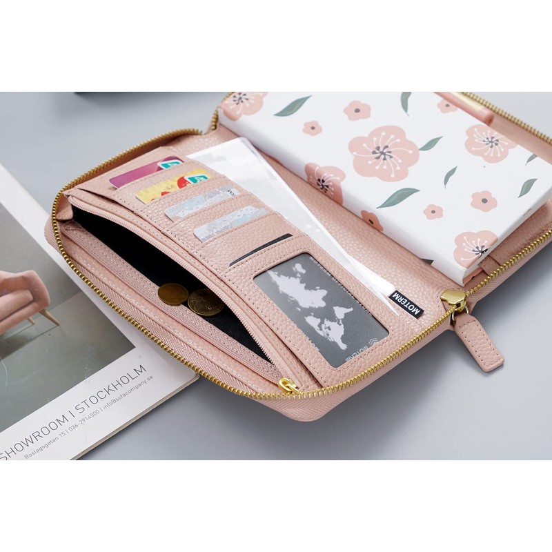 Moterm Zip Leather Cover for Weeks - Fits Hobonichi Weeks