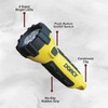 Dorcy 150 Lumen Yellow Floating Flashlight, Bundle with 4 AA