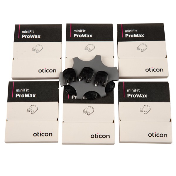 MiniFit ProWax Filtros para Oticon Alta 2 y Alta Pro 2, Nera, y Ria y recientes receptores en el modelo de oído de Oticon.