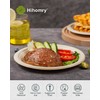 Hihomry 120 Count Compostable Paper Plates Set 7 Inch &