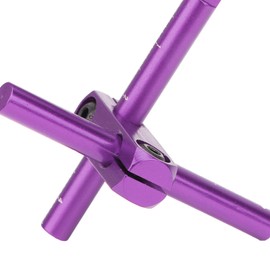 Lightweight Aluminum Alloy Body Mount, Rc Car Body Mounting Kit, Adjustable Durable T3/T4/94123 Sakura S/XI/CS Tamiya 416/417 (Purple)