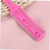 IWOWHERO Double-sided Hair Styling Comb Metal Razor Hair Scissors Stainless