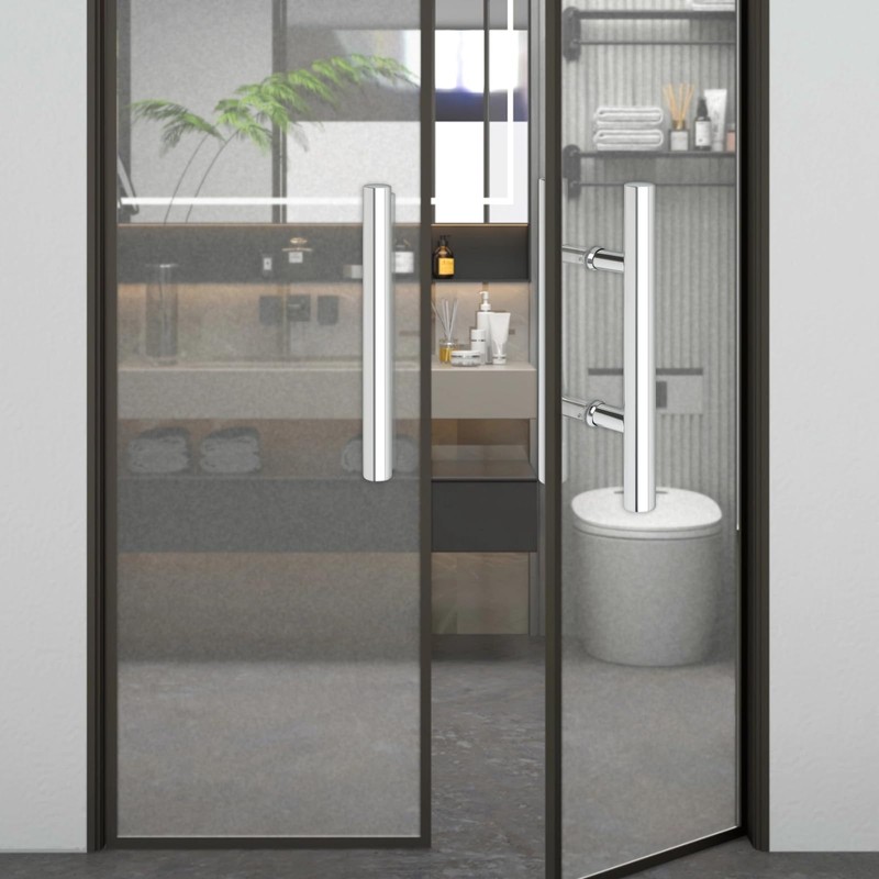 Alise Shower Door Handle,Sliding Glass Door Pull 16 Inch Round