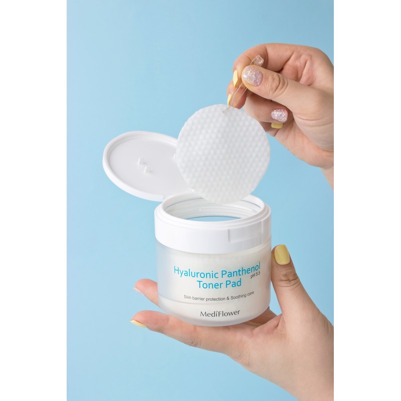 Mediflower Hyaluronic Panthenol Toner Pad 180ml/60 sheets / 메디플라워 히알루로닉