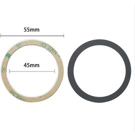 Tongke 2 Pack for Magsafe Ring Sticker, Universal Metal Rings Magnetic Phone Sticker Compatible, Secure Attachment and Enhanced Functionality for MagSafe Devices