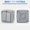 Idota Light Switch Outdoor Weatherproof Switch Universal Switch 20A IP66