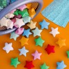 MECCANIXITY 360 Sheets Origami Paper Glitter Stars Papers Gold Fold