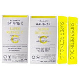 Vital Beauty Edible Retinol Super Retinol C, 60 sachets, 60-day supply / 바이탈뷰티 먹는레티놀 슈퍼 레티놀C 총60포 60일분