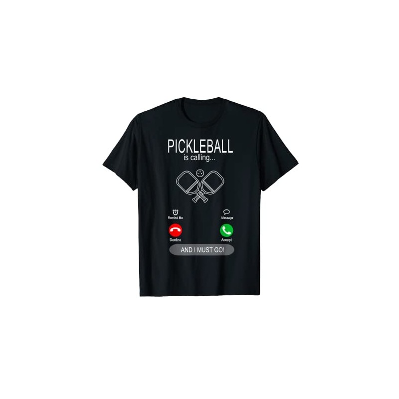Pickleball Call - Pickleball Player and Pickleball T-Shirt, black, s