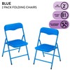 Heritage Kids Padded Folding Chair for Kids, Set of 2,