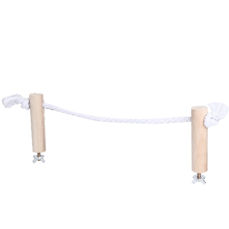 Pet Bird Parrot Chewing Biting Stand Toy Parrot Wood Climbing