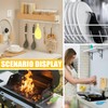 6 pcs Silicone Spoon Holders,Heat Resistant Spoon Rests Kitchen Utensils