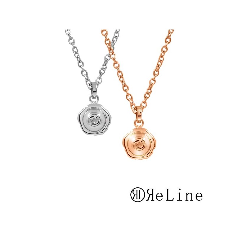 ReLine Genuine Cremation Accessory, Diamond Rose Pendant, Includes Bone Set,
