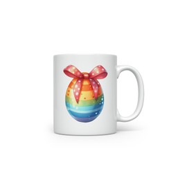 MAXIKIWI Glatte, langlebige Keramik-Kaffee- oder Teetasse für Zuhause oder Büro, perfekt für jeden Anlass, niedliche Ostereier, 300 ml