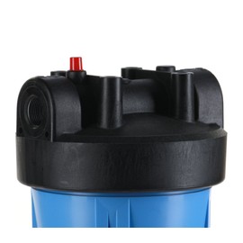 Hydronix HF45-20BLBK34PR Water Filter Housing 20" - 3/4" Ports w/PR