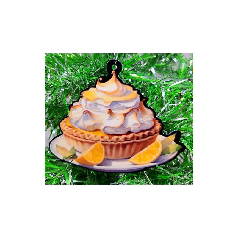 Lemon Meringue Pie Christmas Ornament