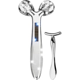 Facial Beauty Roller, Y-Shaped Beauty Roller, Massage Roller, For Face & Body, Small Facial Roller, Facial Equipment, Weak Current, 3D, No Charging Required, IPX7 Waterproof, Mother's Day,