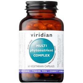 Viridian Multi-PhytoNutrient Multivitamin and Phyto Nutrient Complex - 60 Capsules