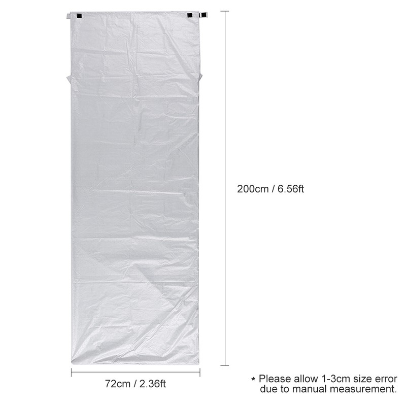 TOMSHOO Portable Warming Single Sleeping Bag Reflective Lock Temperature Outdoor