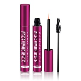 Eyelash Growth Serum, Lash Serum For Eyelash Growth, Eyelash Serum, Lash lash Serum Enhancing Serum for Long, Thicker Eyelashes, Advanced Formula for Natural Lashes (0.17 fl oz)
