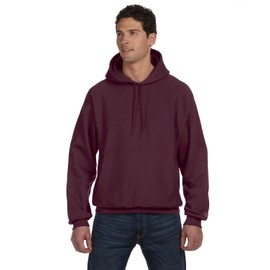 Champion Men's Men' Reverse Weave Fleece Pullover Hoodie, Maroon, Large