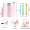 20 Pieces Nail Art Brush Set 15pcs Nail Brush Painting