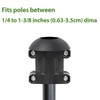Squirrel Baffle Accessory for Bird Feeder Pole, Pole Mounted Buckle