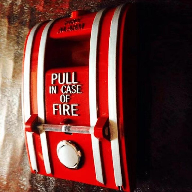 Retro Doorbell Pull Station Doorbell Commemorative Medal Gift for Firefighters