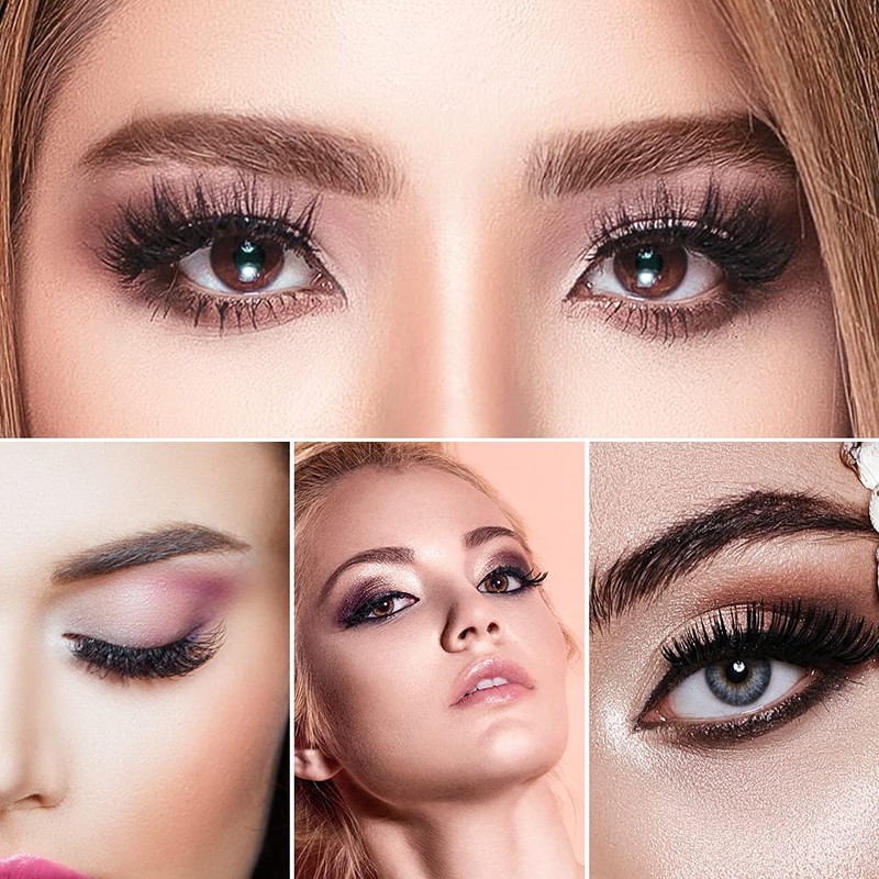 Lunamoon DIY Cluster Eyelashes, Individual Eyelashes for Eyelash Extension, DIY