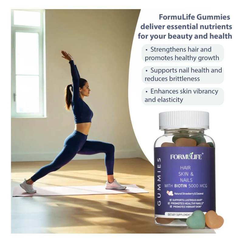 Formulife Gominolas Veganas Cabello Piel Uñas 60 Unidades