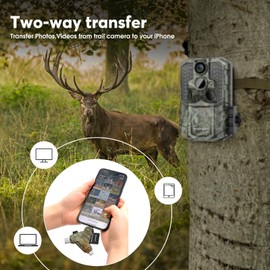 WOSODA Trail Camera Viewer+Trail Camera SD Card, Plug & Play for Hunters to View Photos and Videos, 32GB Class 10 for Game Camera, Perfect Deer Hunting Accessories