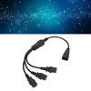 IEC 320 C14 to 3 X C13 Power Cable Universal