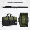 HISEA Heavy Duty Tool Bag 20 Pockets, 16-Inch Portable Tool